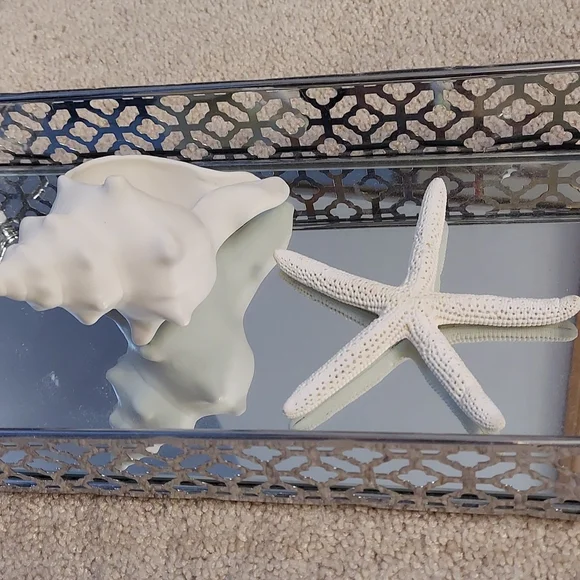 Star fish and sea shell tea light holder - Picture 2 of 8